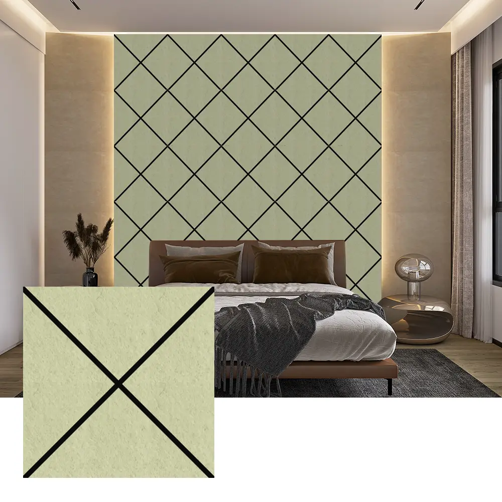 បន្ទះសូរស័ព្ទ PET កែច្នៃឡើងវិញសម្រាប់ការប្រើប្រាស់ខាងក្នុង