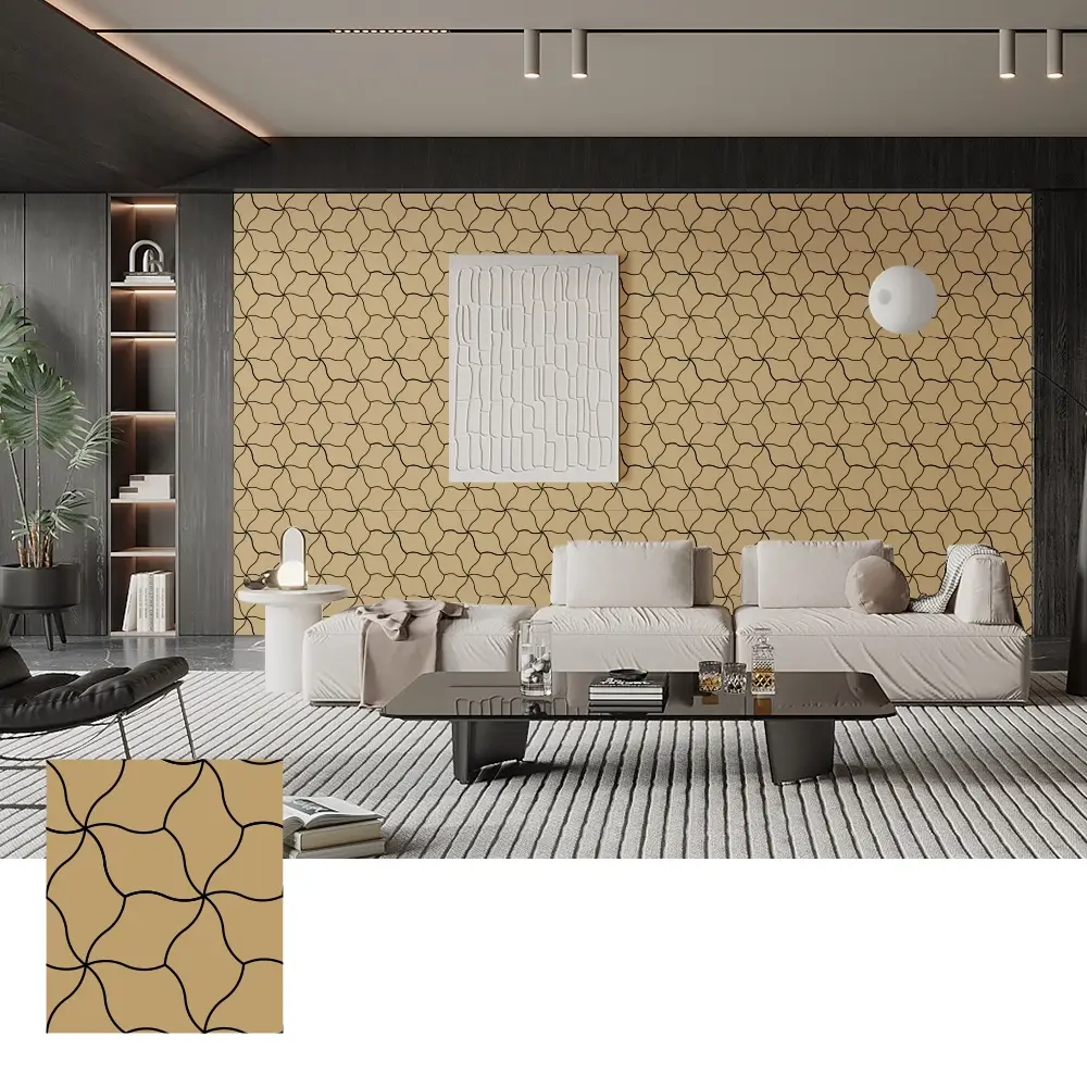 បន្ទះស្រូបសំឡេង Wood Veneer Acoustic Panels សម្រាប់ជញ្ជាំង