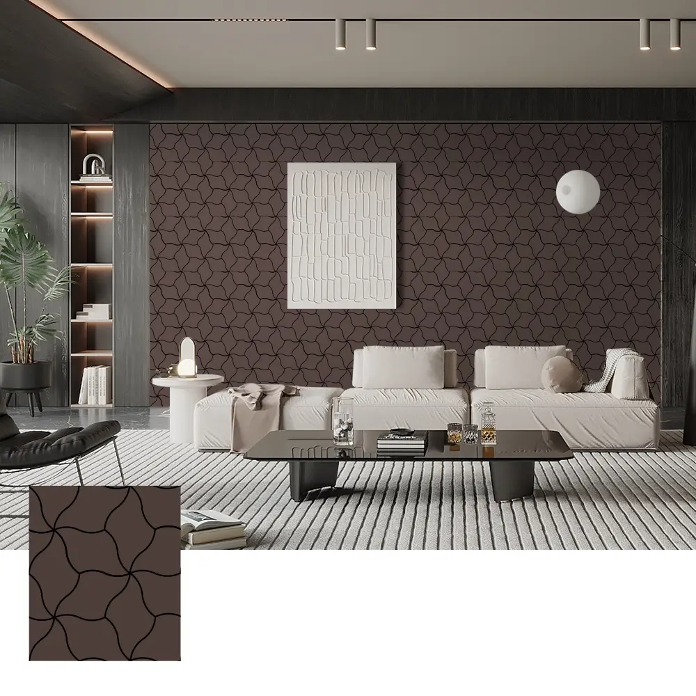 បន្ទះស្រូបសំឡេង Wood Veneer Acoustic Panels សម្រាប់ជញ្ជាំង