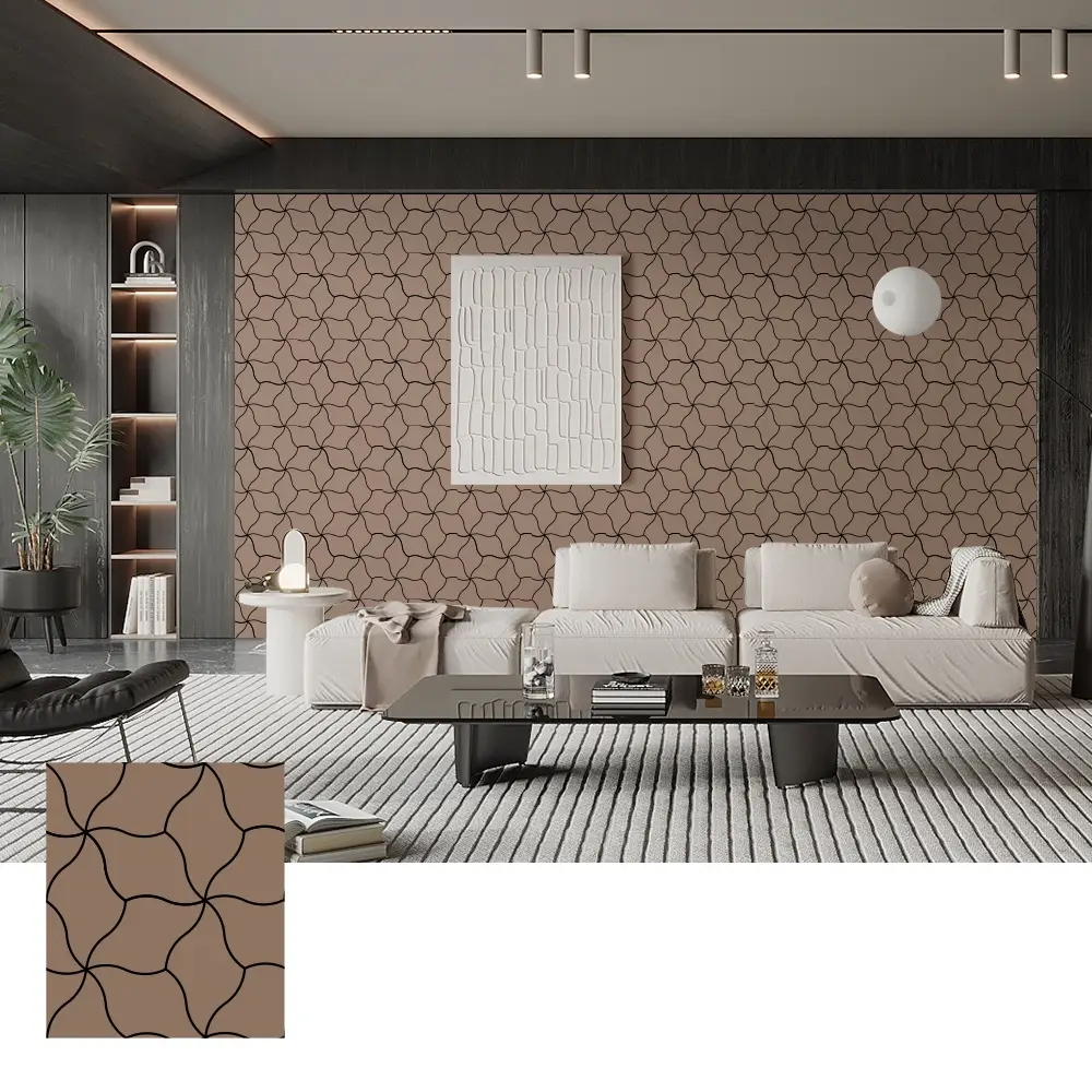 បន្ទះស្រូបសំឡេង Wood Veneer Acoustic Panels សម្រាប់ជញ្ជាំង