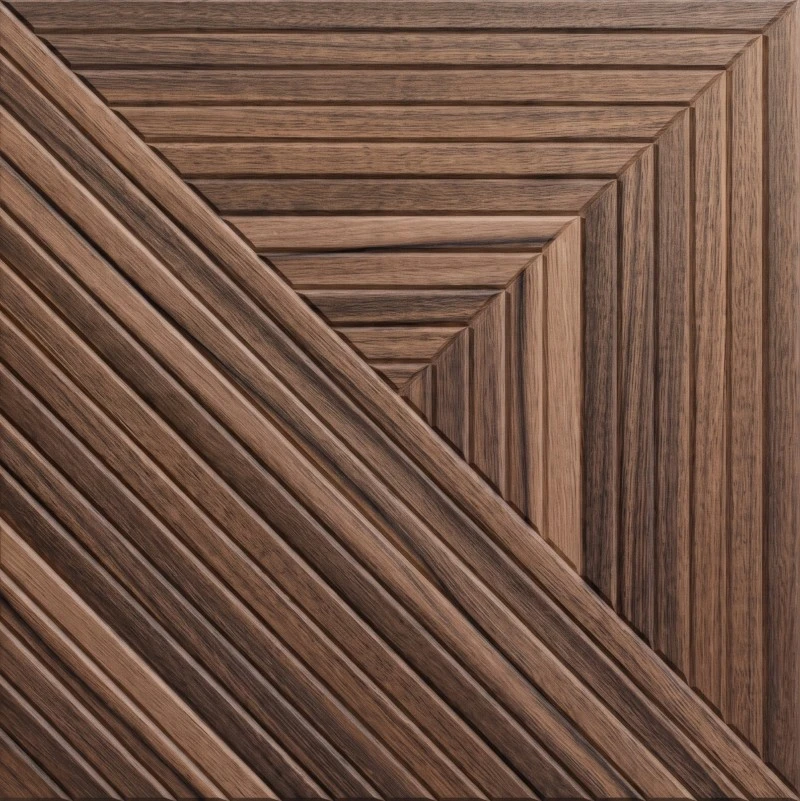 Wonear 3D UV-Printed Grooved PET Layered Panel Oak Wonear 3D UV-Printed Grooved PET Layered Panel Oak